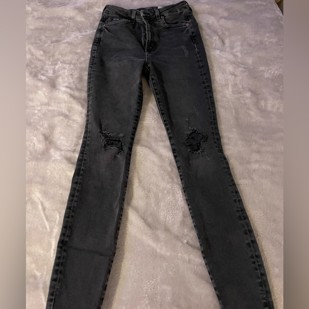 H&M, high waisted jeans, size 4